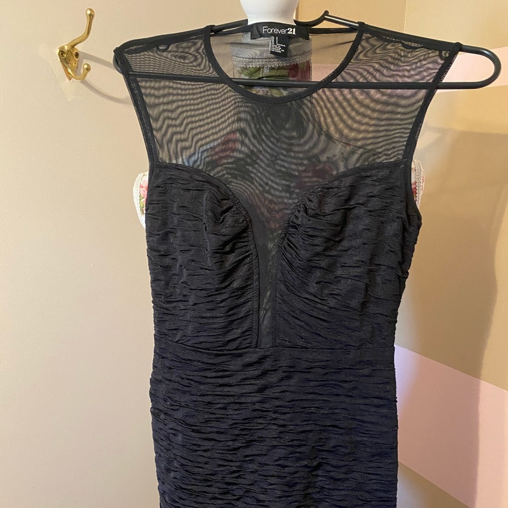 Black Sheer Dress